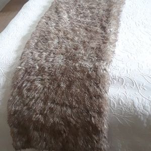Faux fur throw
